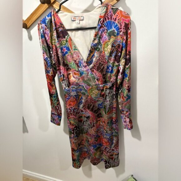 RARE ‼️ Tommy Hilfiger Women's Zendaya Dress Multi Colour- ZODIAC SIGN PRINT - Picture 4 of 16